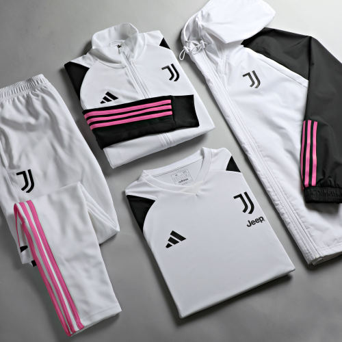 Coupe-Vent Juventus HZ5057 Blanc Noir