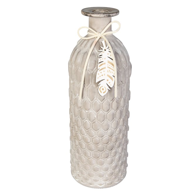 Dekoflasche - aus Glas - ca. 8 x 26 cm