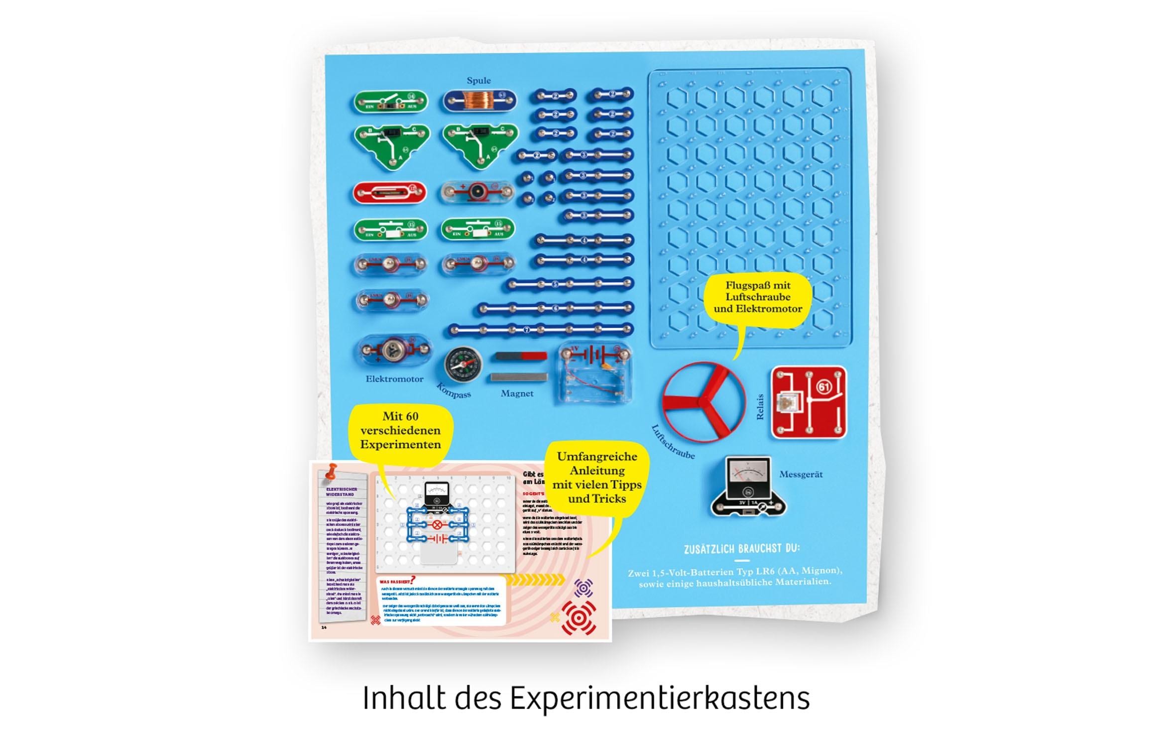 Experimentierkasten Easy Elektro – StartStromkreise mit Motor und Messgerät