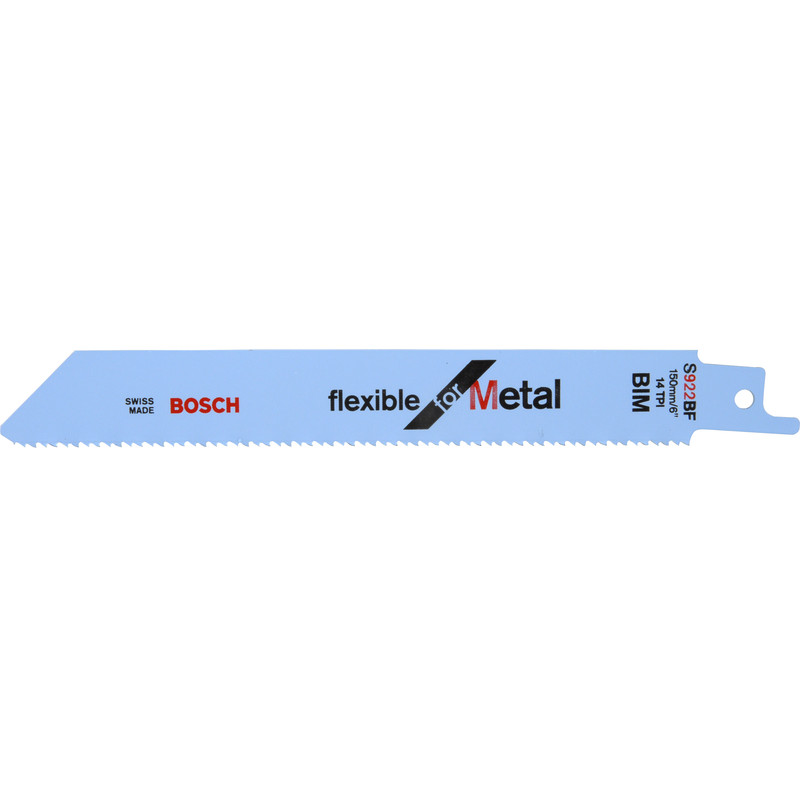 Bosch reciprozaagbladen metaal S 922 BF/S 1122 BF 150mm