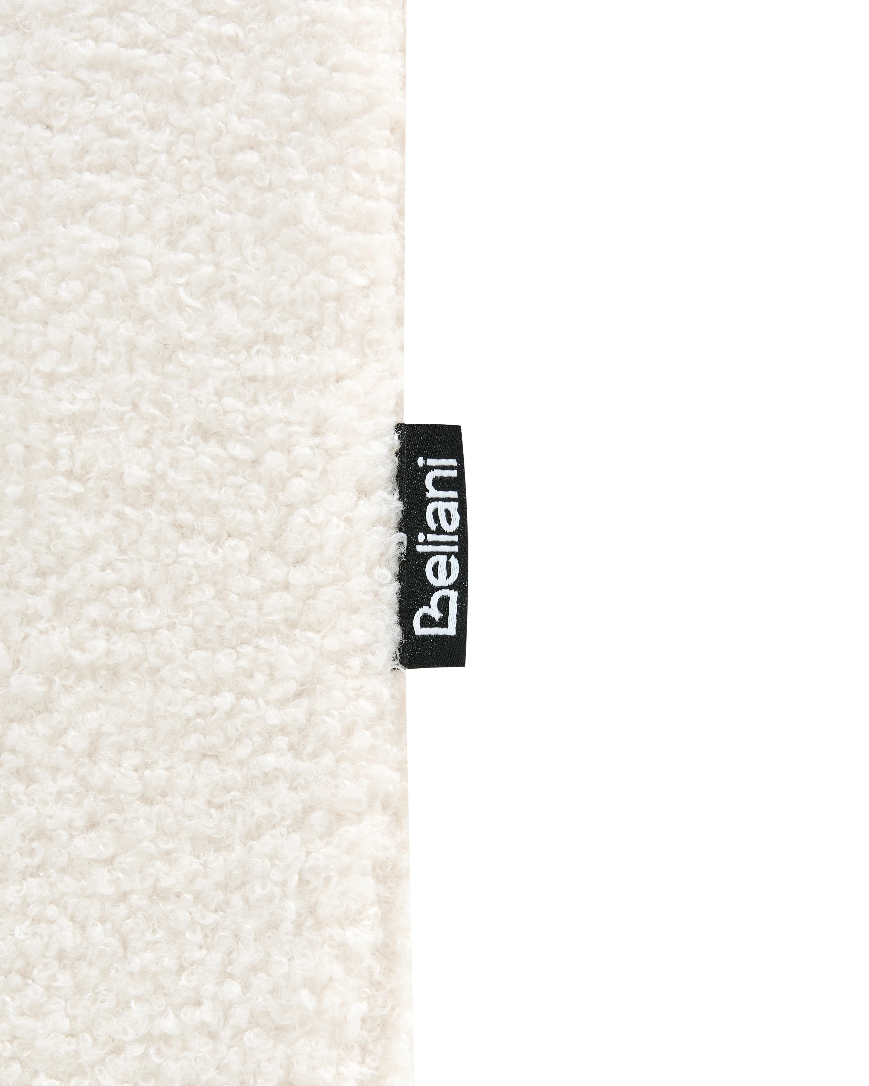 Relaxfauteuil OTUS inclusief voetensteun Bouclé Gebroken wit