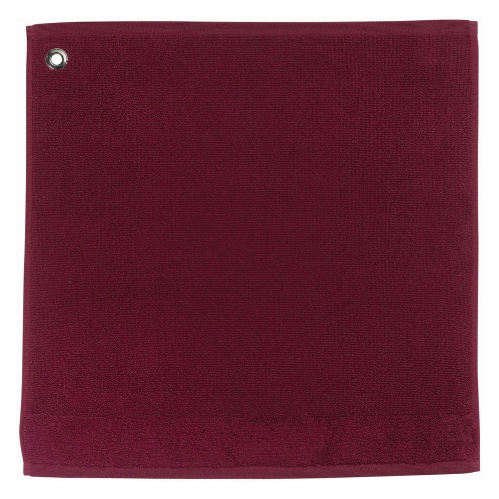 Essuie mains œillet curl lie de vin 50 x 50 cm