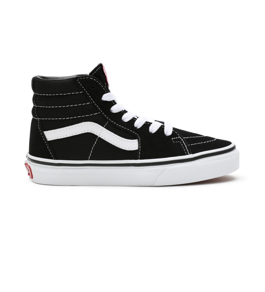 Tênis Vans Sk8-Hi, preto e branco