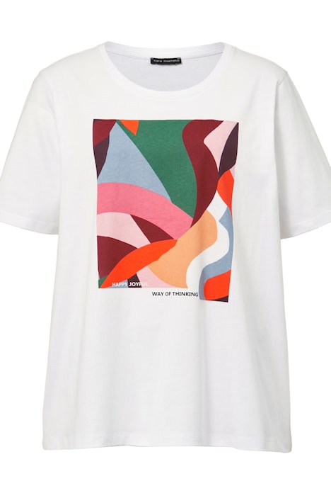 T-Shirt, Regular Fit, Color-Print, Rundhals, Halbarm