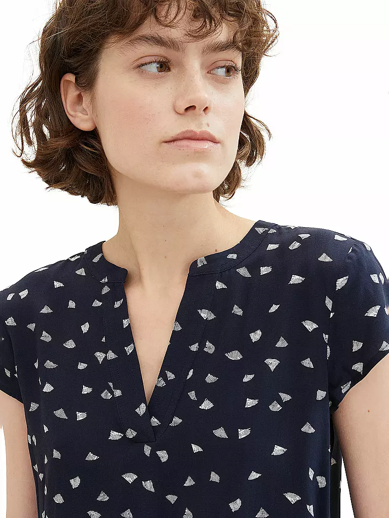 TOM TAILOR Bluse dunkelblau