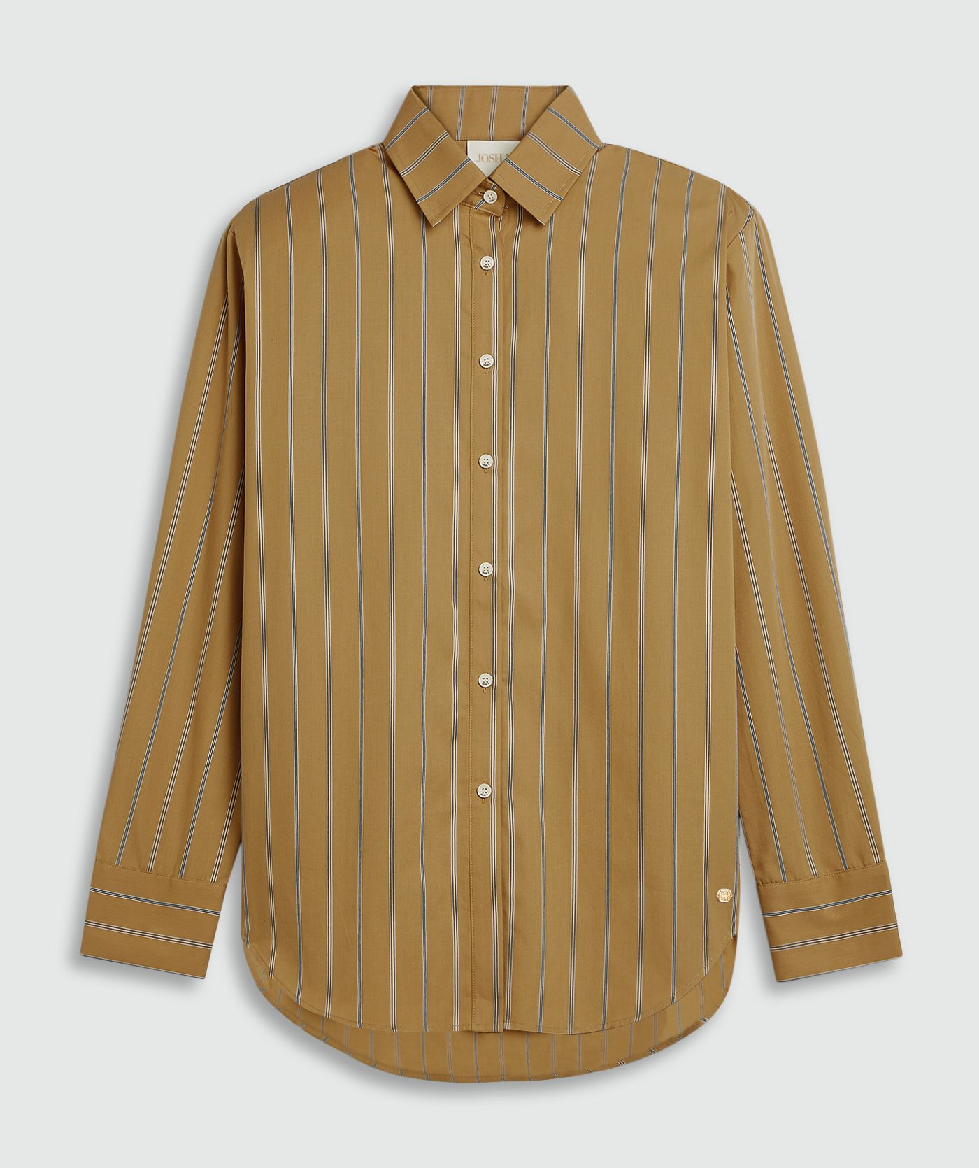 JV-KOLLY oversized blouse met strepen - camel stripe