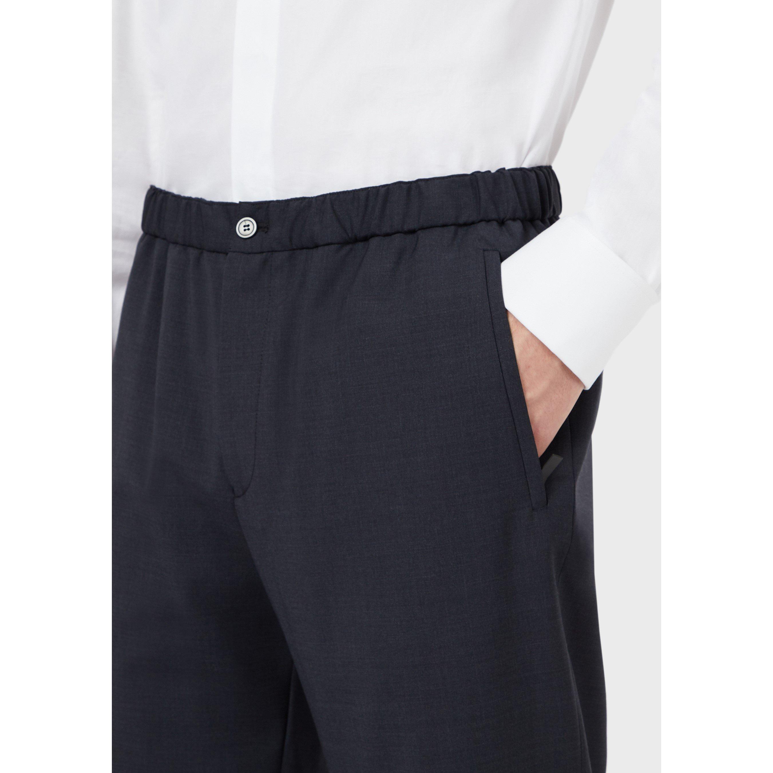 Emporio Armani Straight Leg Trousers