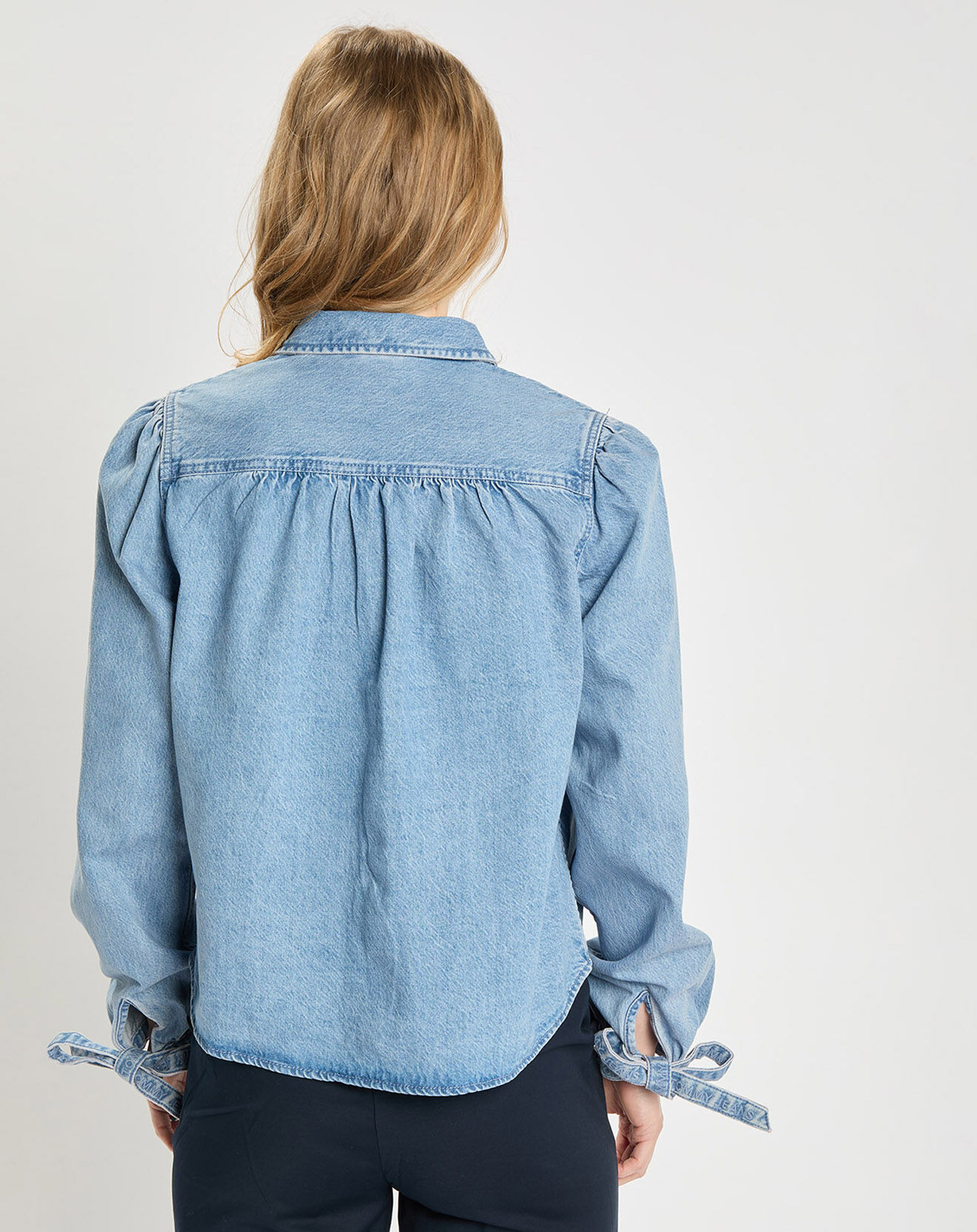 Tommy Jeans Chemise Regular en Jean bleue