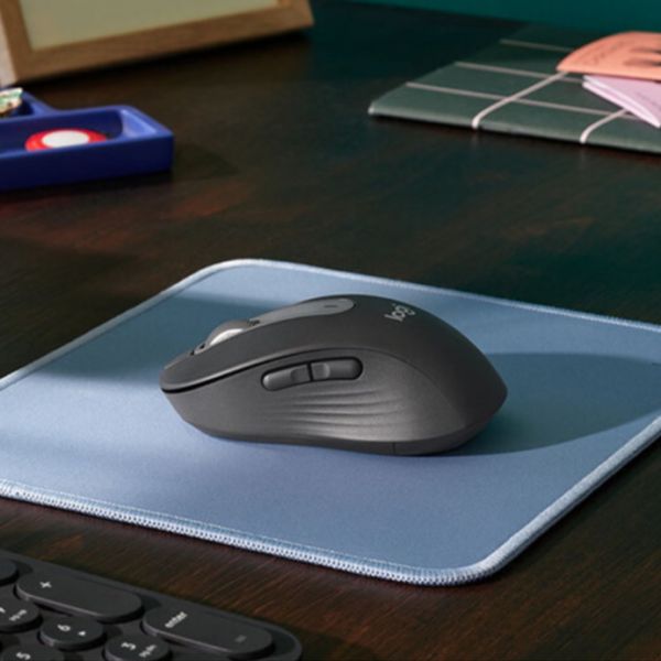 Logitech Signature M650 Óptico Sem Fios 2000DPI Grafite