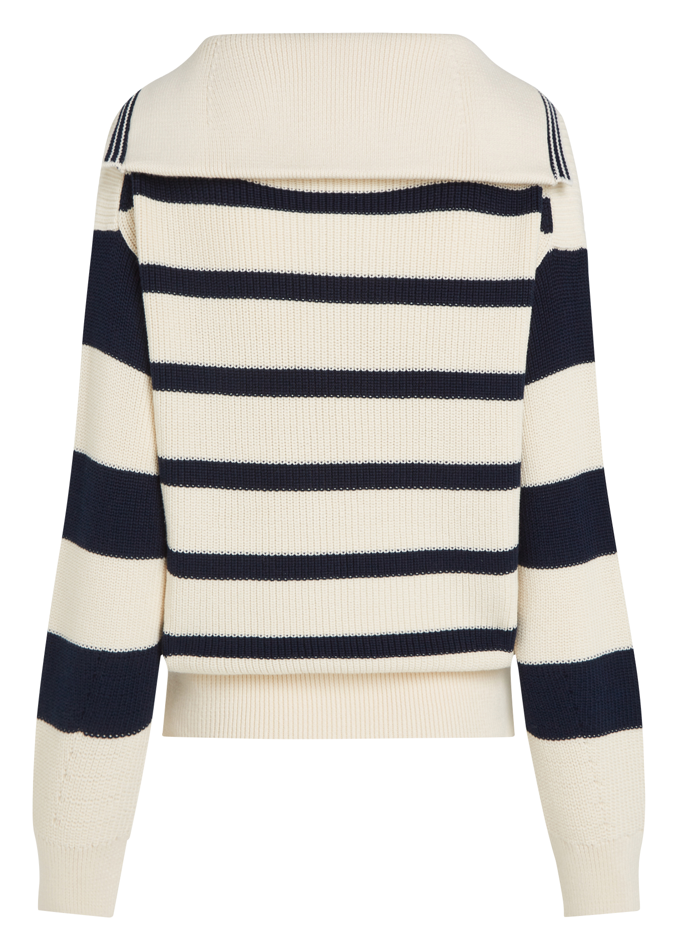 Pull droit en coton | Blanc