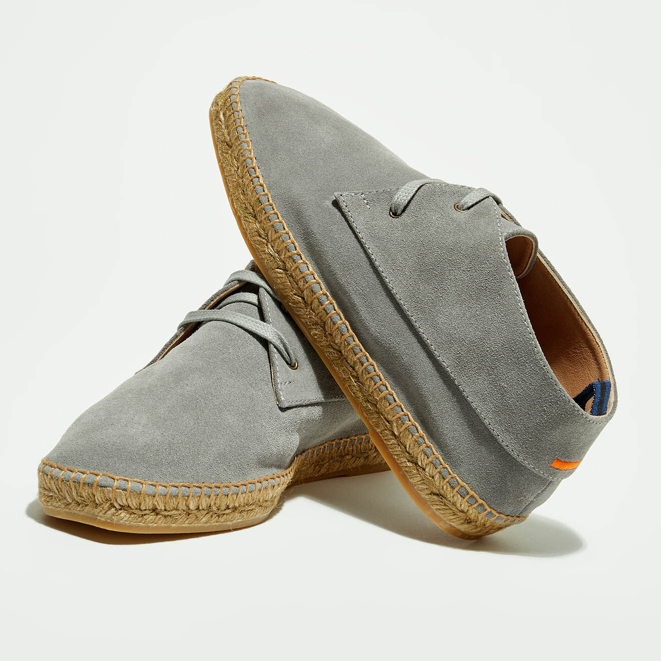 Castaner Chukka boots en Velours de Cuir Bruno gris clair