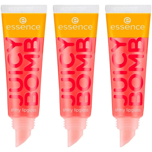 Essence - Conjunto de 3 Brillos de Labios Juicy Bomb Shiny Lip Gloss Rosa