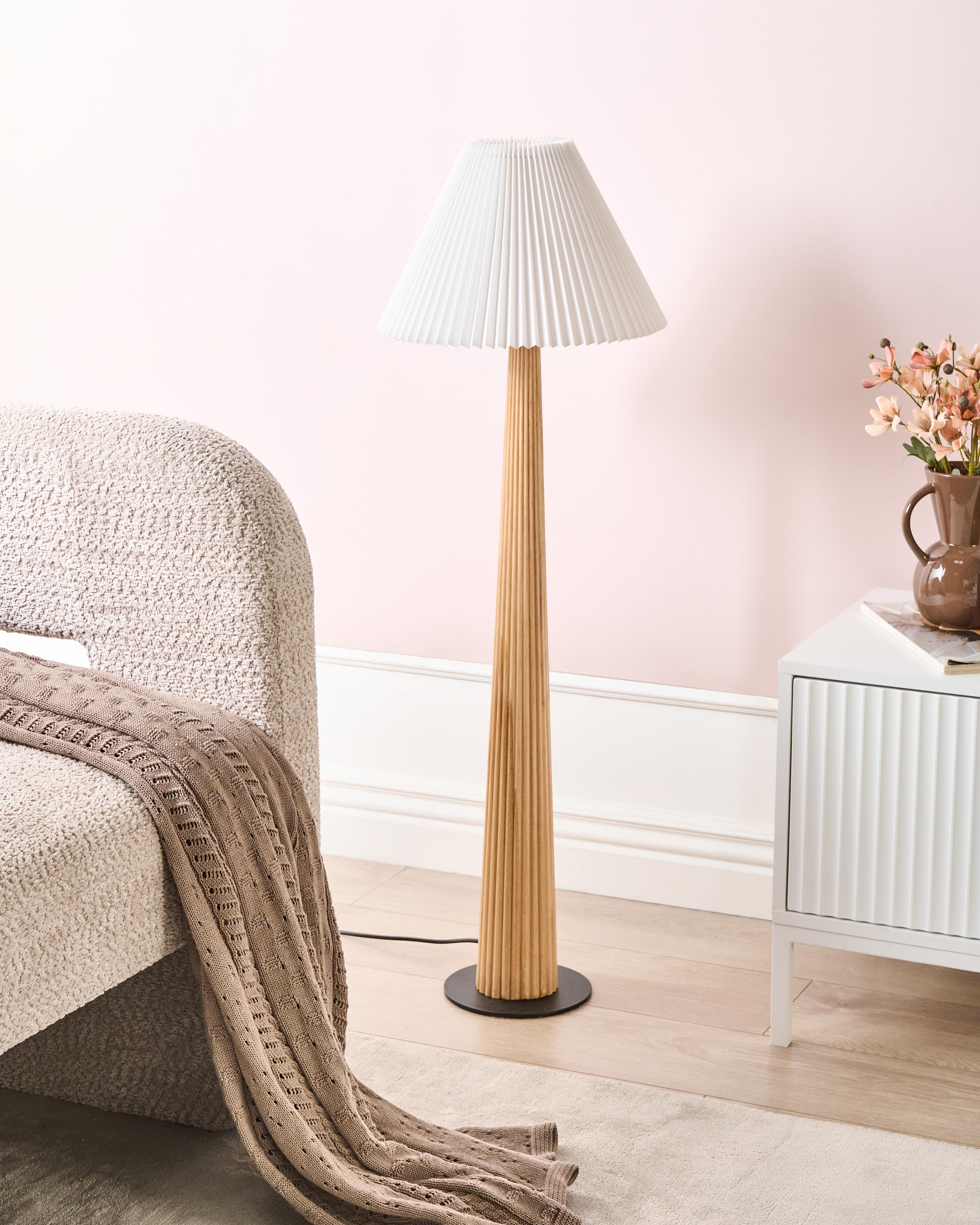 Staande lamp ALIGIDE Hout Natuurlijk