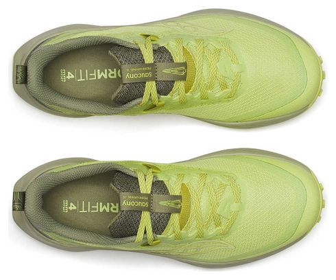 Chaussures Trail Saucony Peregrine 15 Jaune/Beige Femme