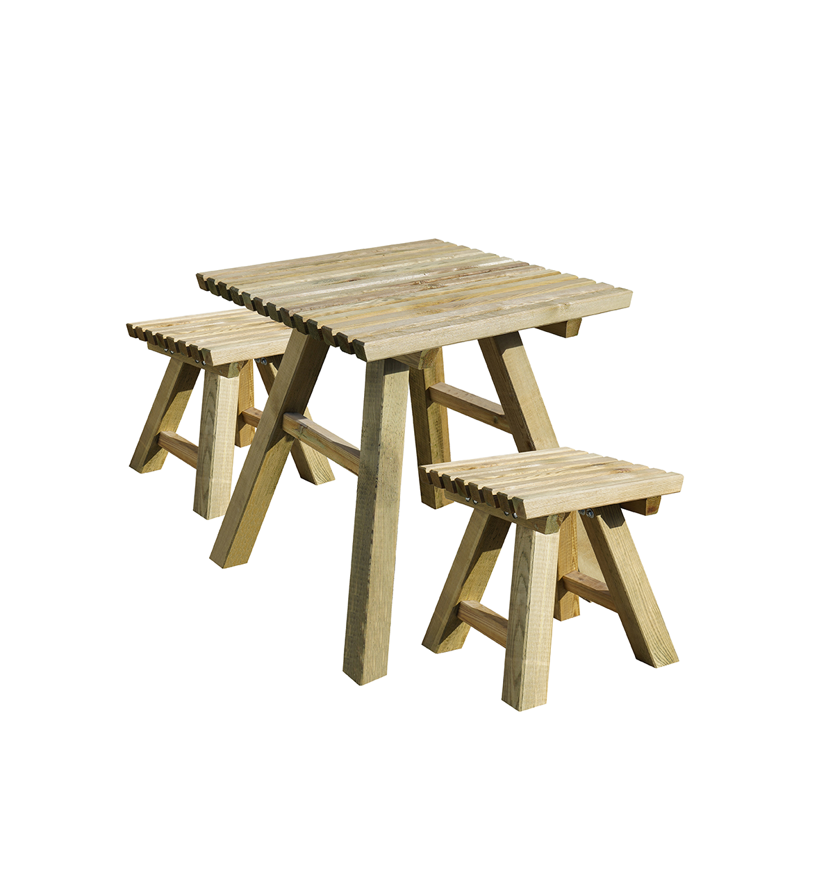 Set - 1 table 2 tabourets karel