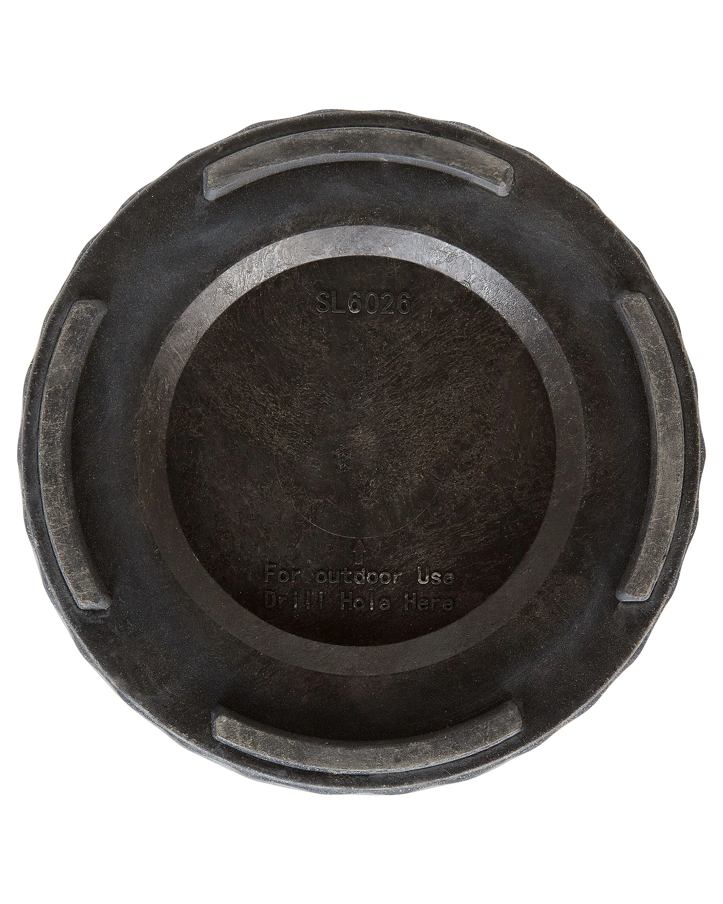 Bloempot LAVRIO 36 cm Donkergrijs