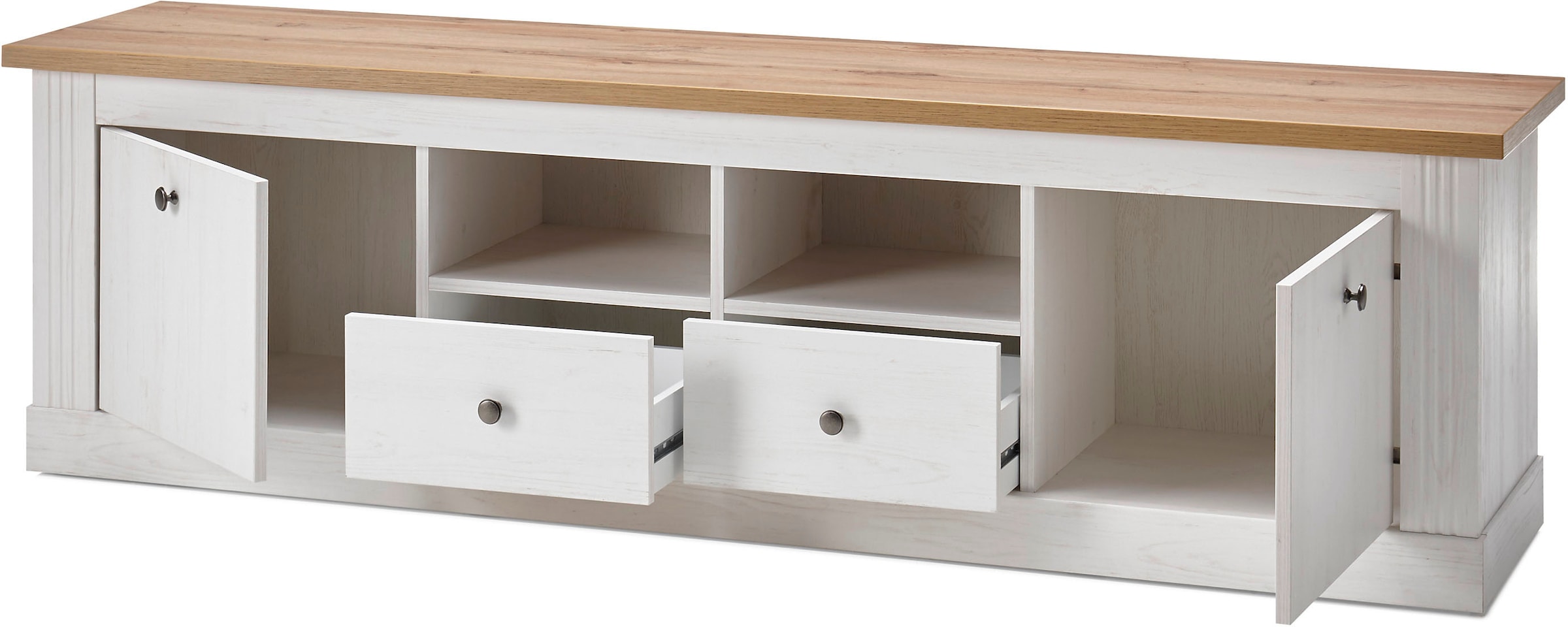 Home affaire Wohnwand »Westminster TOPSELLER!« Set, Lowboard und Wandregal, 2 Stk. tlg.