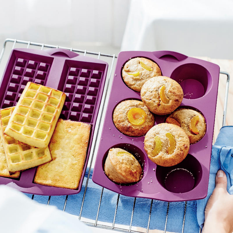 Easyplus Silikonform Waffeln Silikonform für frische und gesunde Waffeln