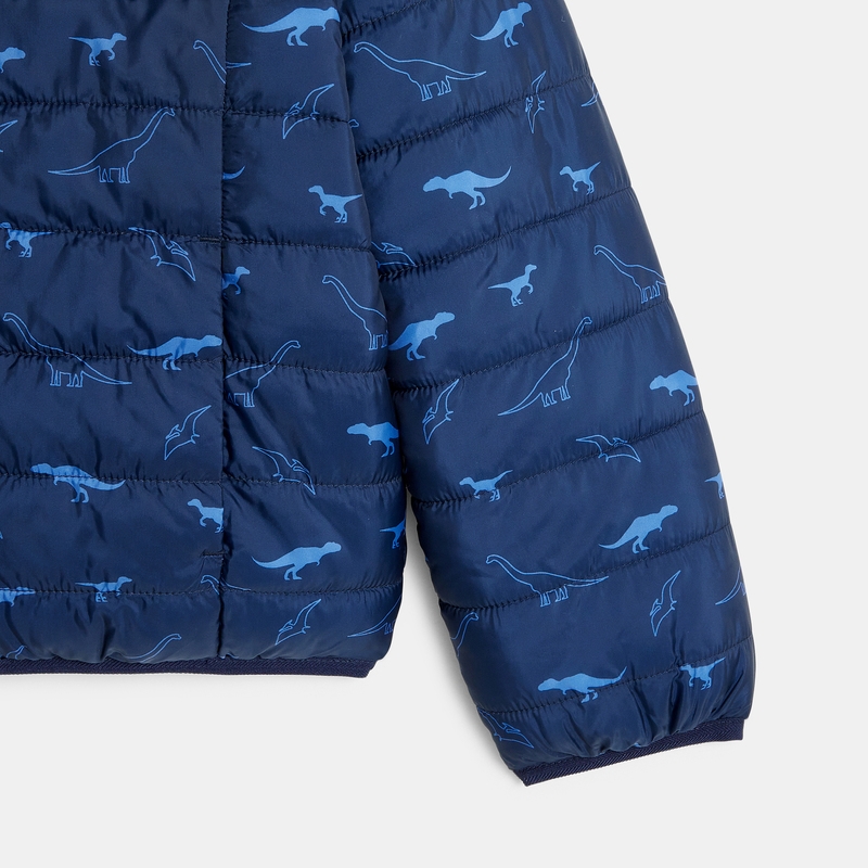Doudoune légère réversible bleu Garçon