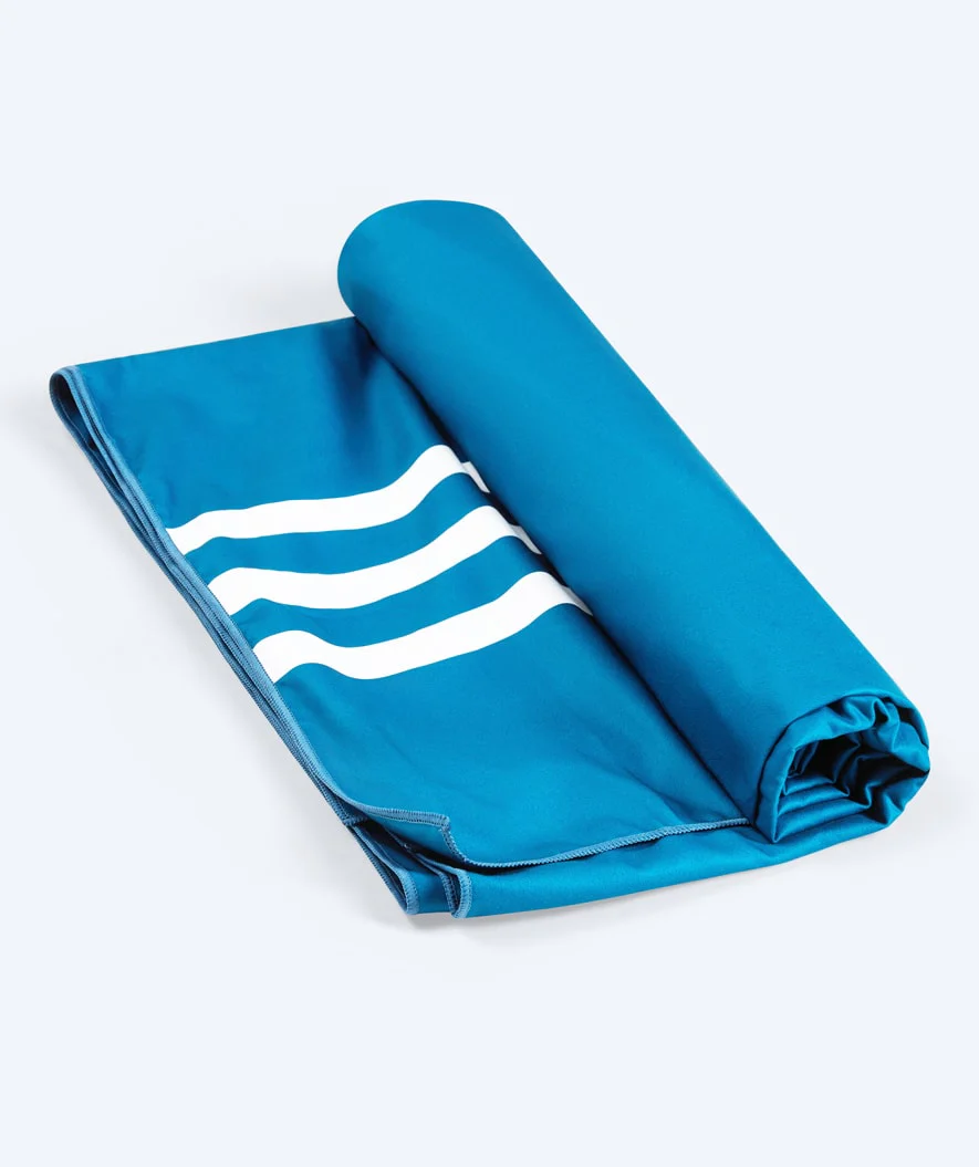 Watery microfiber håndklæde (180 x 200 cm) - Eco Nebraska Familie - Blå