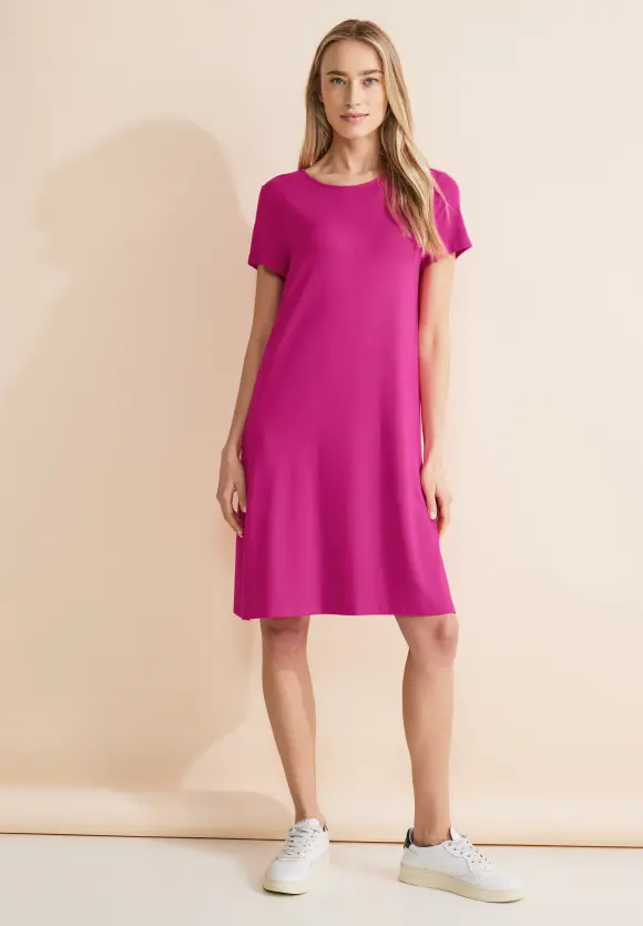 Basic T-Shirt-Kleid - smell of rose