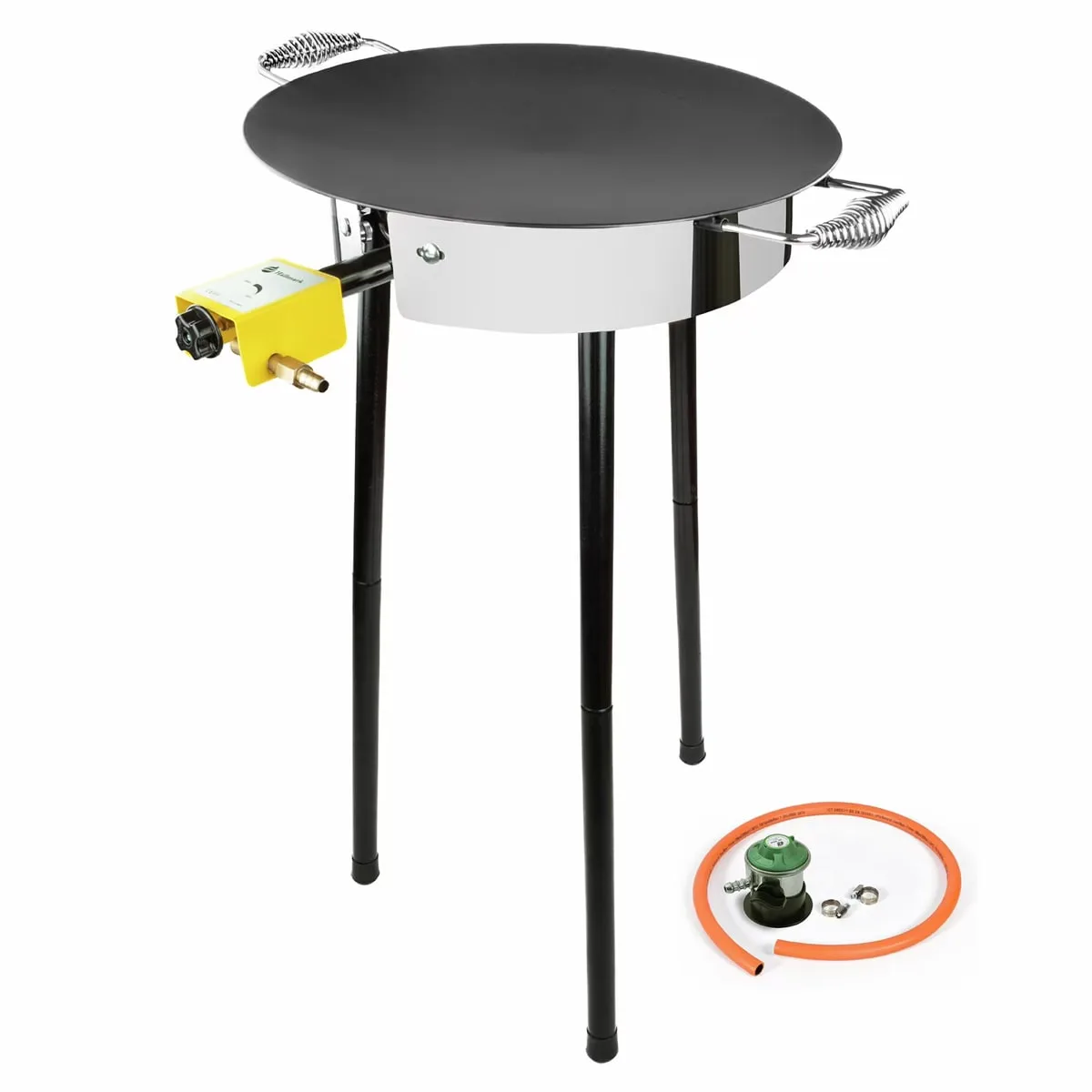 Hällmark Sett 48 cm med gassbrenner Black