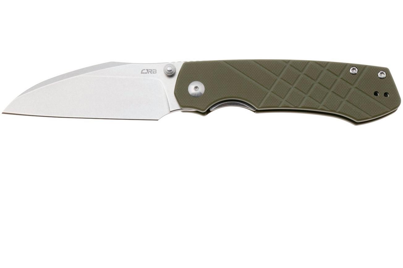 CJRB Kestrel J1962-GN Stonewashed AR-RPM9, Green G10, zakmes, Ray Laconico design