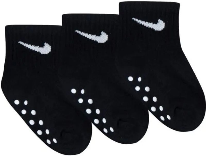Nike - Sportswear Core Futura Gripp Socks - Zwart - 3 Pack