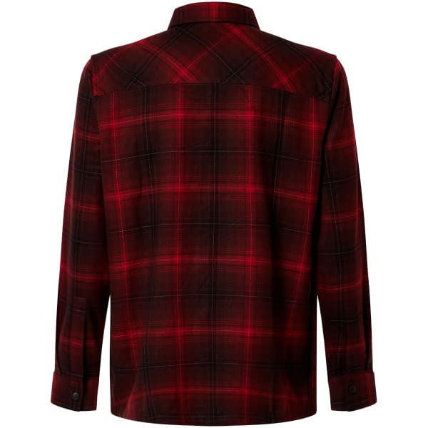 Chemise OAKLEY BUTTER FLANNEL SHIRT BLACK/GRENACHE CHECK