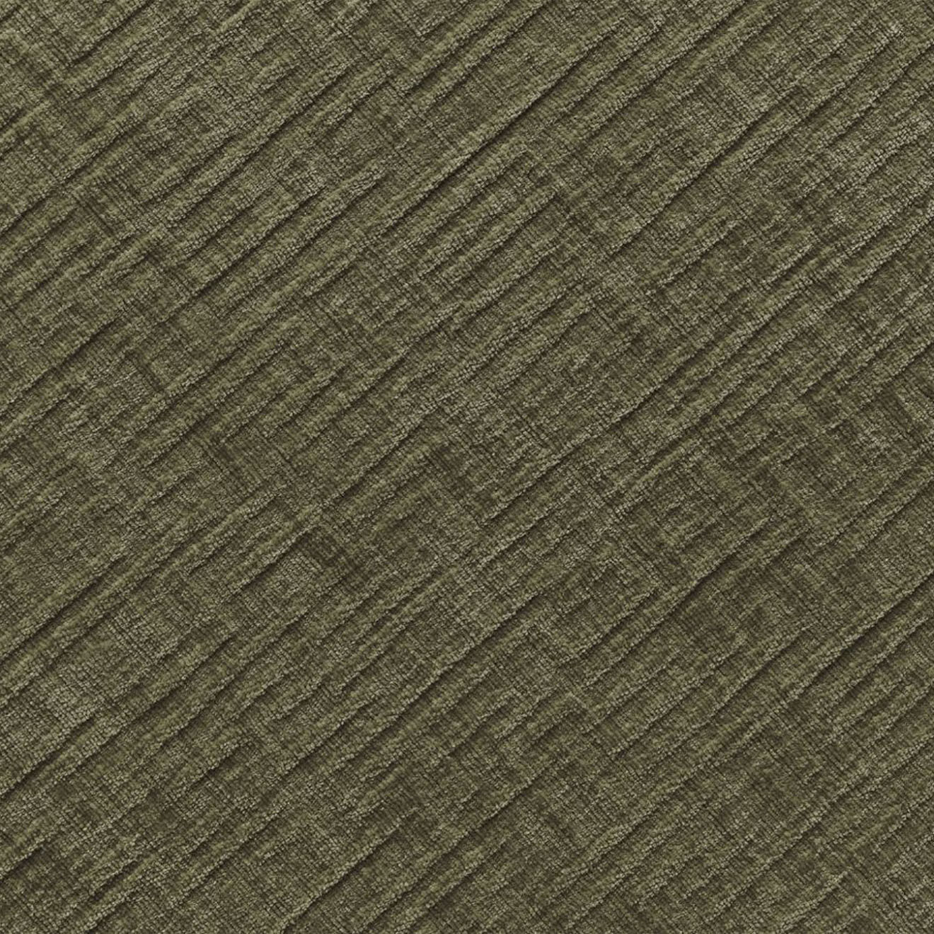 Bobochic Canapé d'angle gauche fixe 4 places Rousseau texturé vert - 250x160x72 cm
