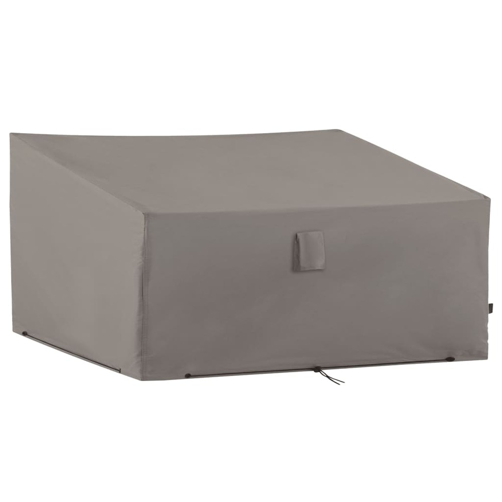 Housse de banc de jardin 130x75x65 cm gris