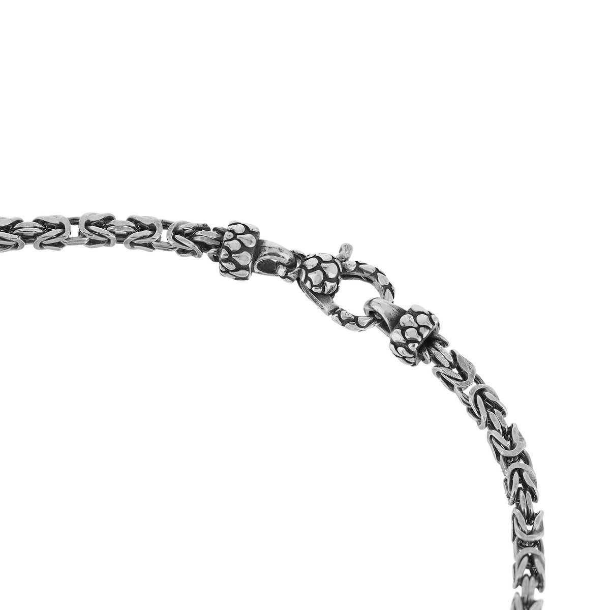 Collier argent 925 maille Balinaise 60cm