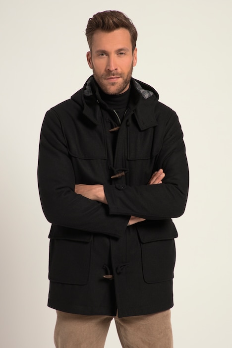 Dufflecoat, wasserabweisend, Knebel Knöpfe, bis 8 XL