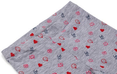 Luca & Lola Agnese Sykkelbukse 2-Pack, Grey Melange