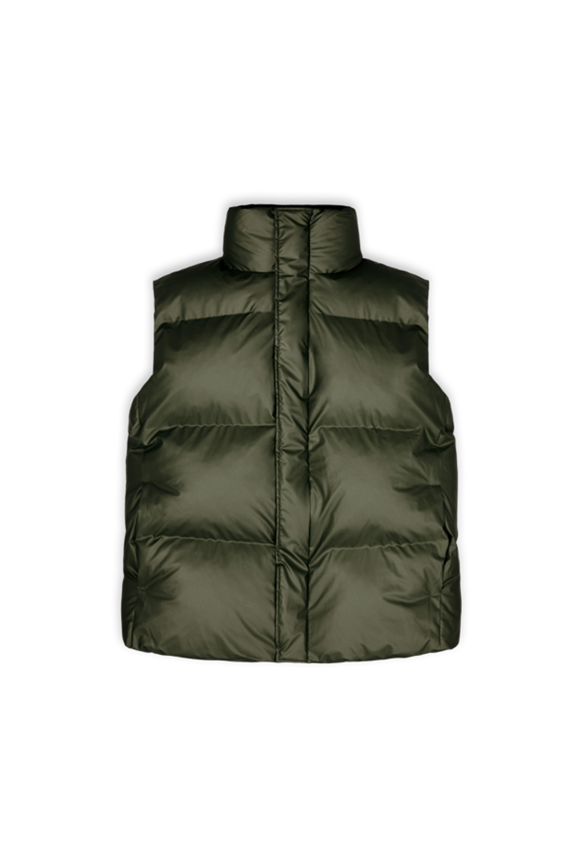 RAINS Doudoune sans manches  Boxy Puffer Vert