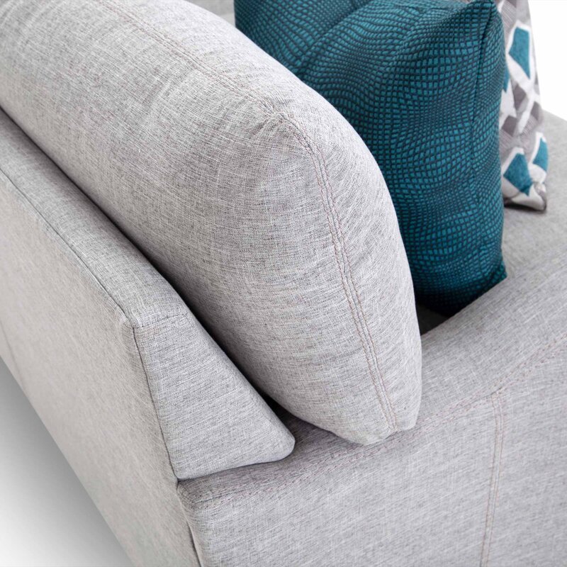 Rosalie 93" Recessed Arm Sofa