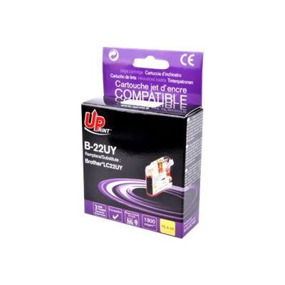 Cartouche compatible Brother LC22U - jaune - Uprint