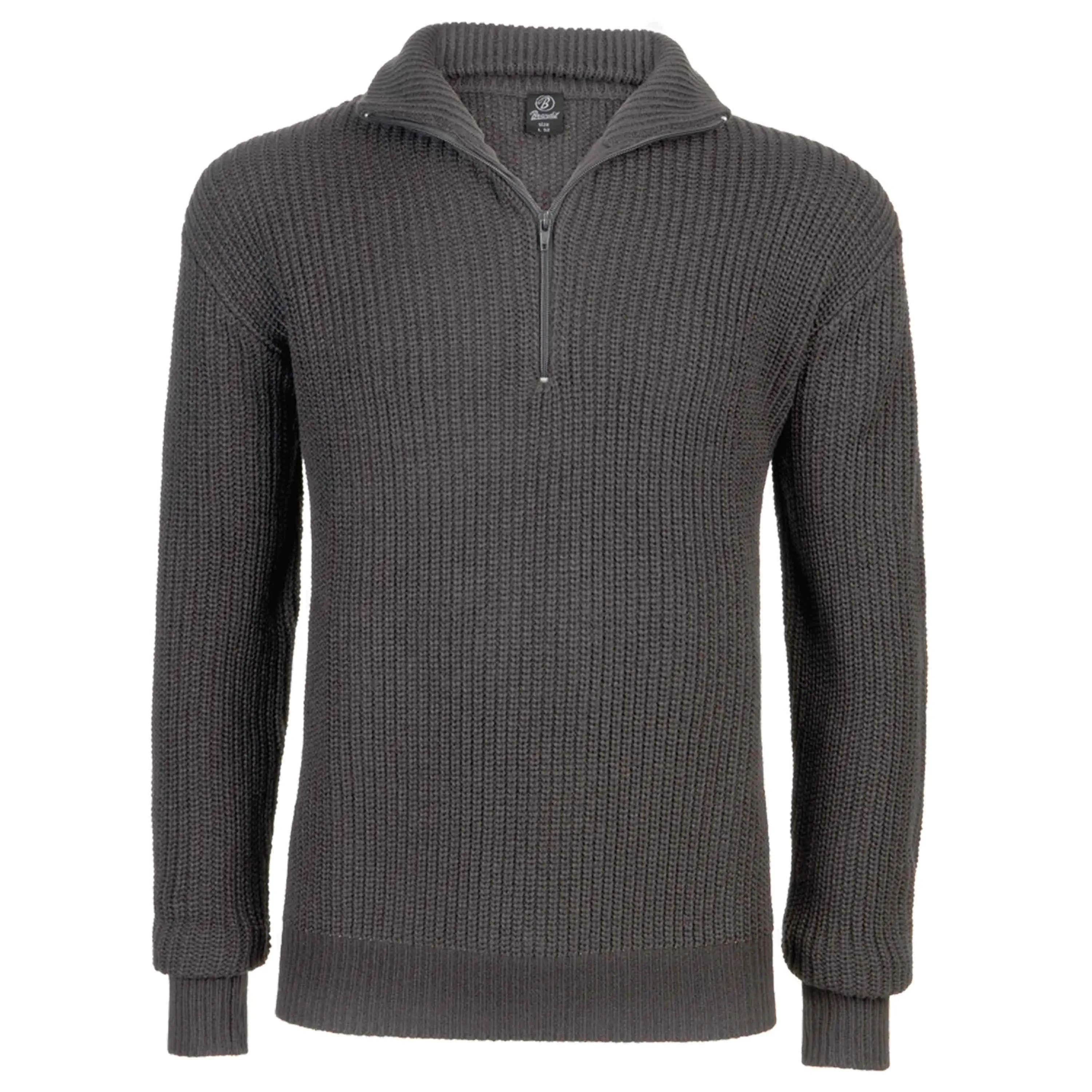 Brandit -  Brandit Pullover Marine Troyer anthrazit