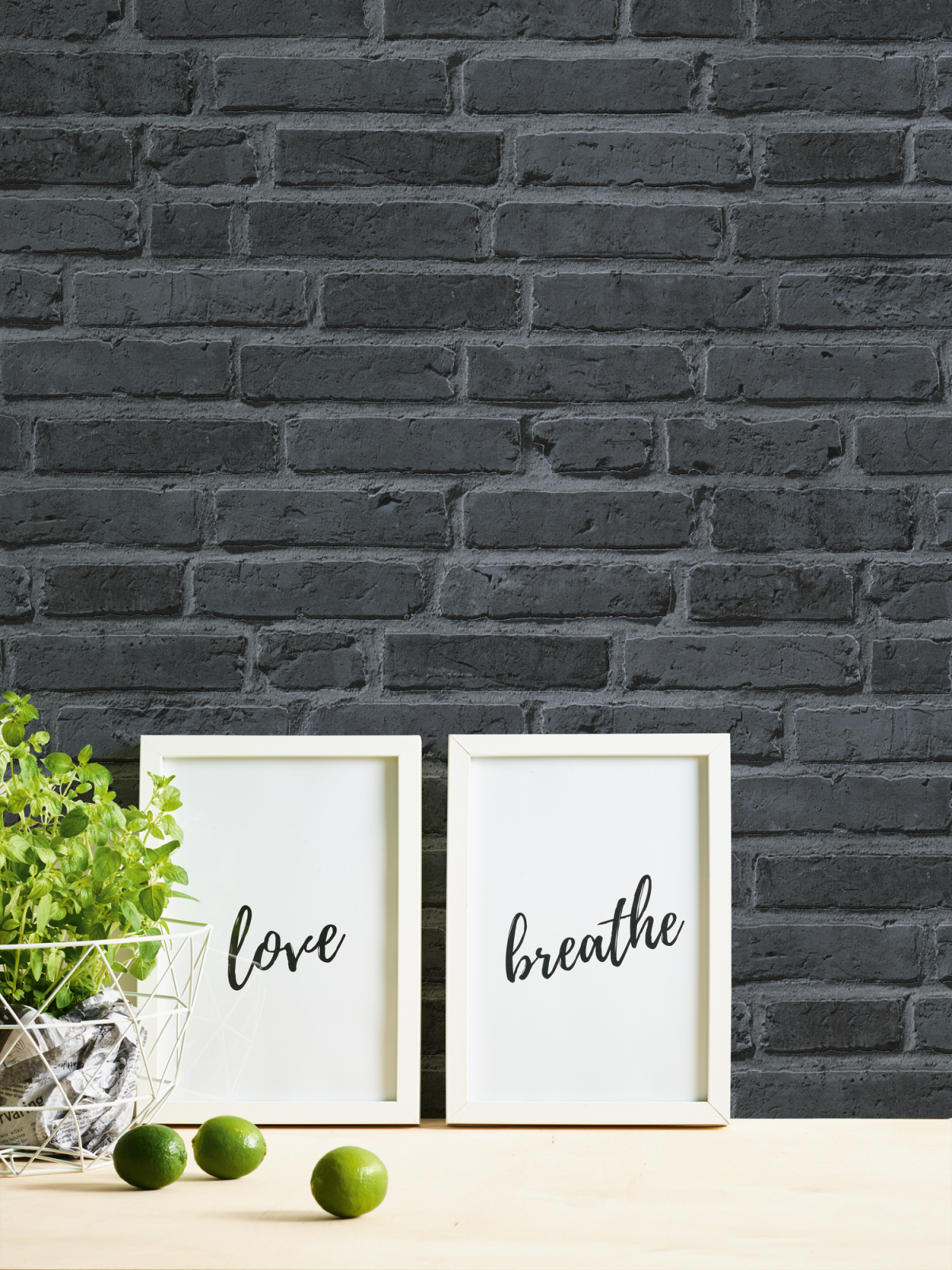 Vliestapete BEST OF WOOD`N STONE 2ND EDITION - Mauer - schwarz-grau - 10 Meter