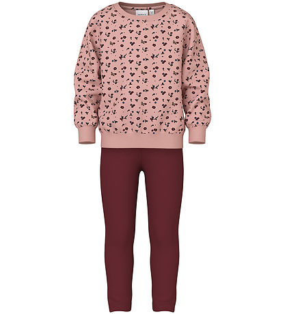Name It S?t - Sweatshirt/Leggings - NmfOliana - Mellow Ro