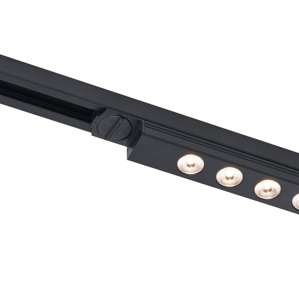 Moderne plafondlamp zwart voor railsysteem 1-fase 15W 1170 lm 3000K - Iconic Tsiri
