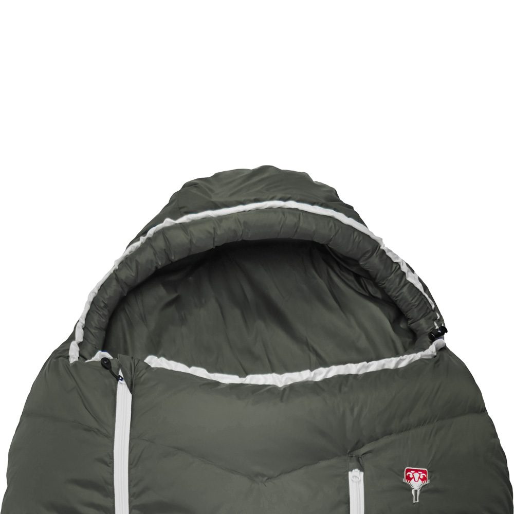 Grüezi Bag Biopod DownWool Summer 200 Schlafsack deep forest