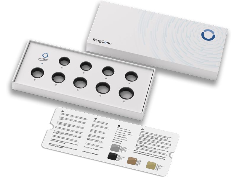 RingConn Smart Ring Gen 2 Sizing Kit Bestimmen Sie ideale Grösse für Ihren RingConn Smart Ring