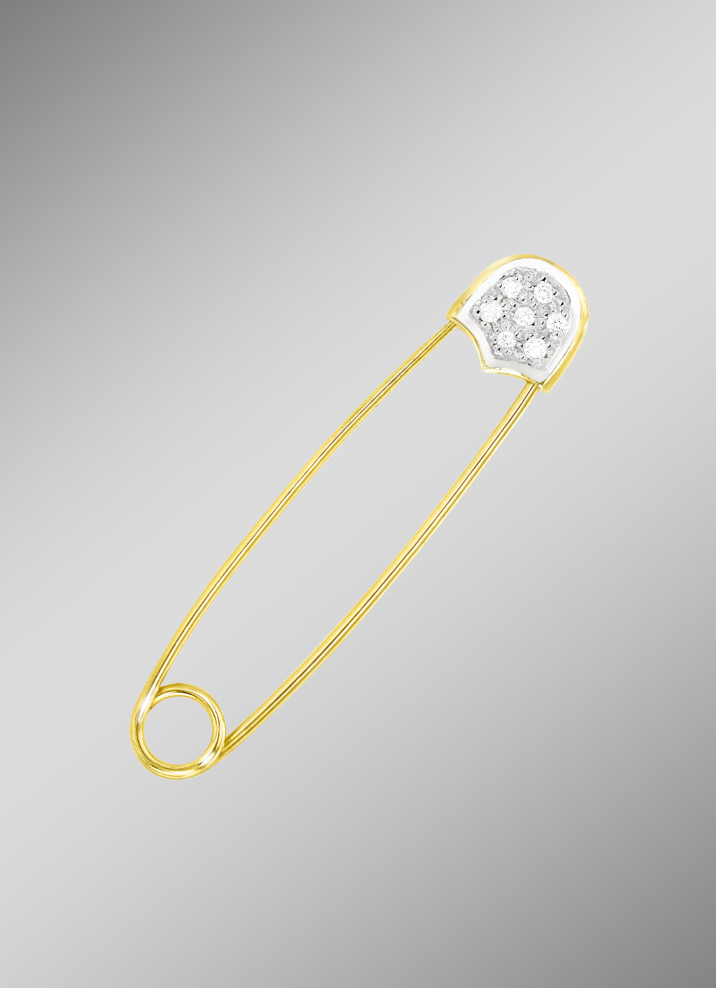 Brosche mit Brillanten