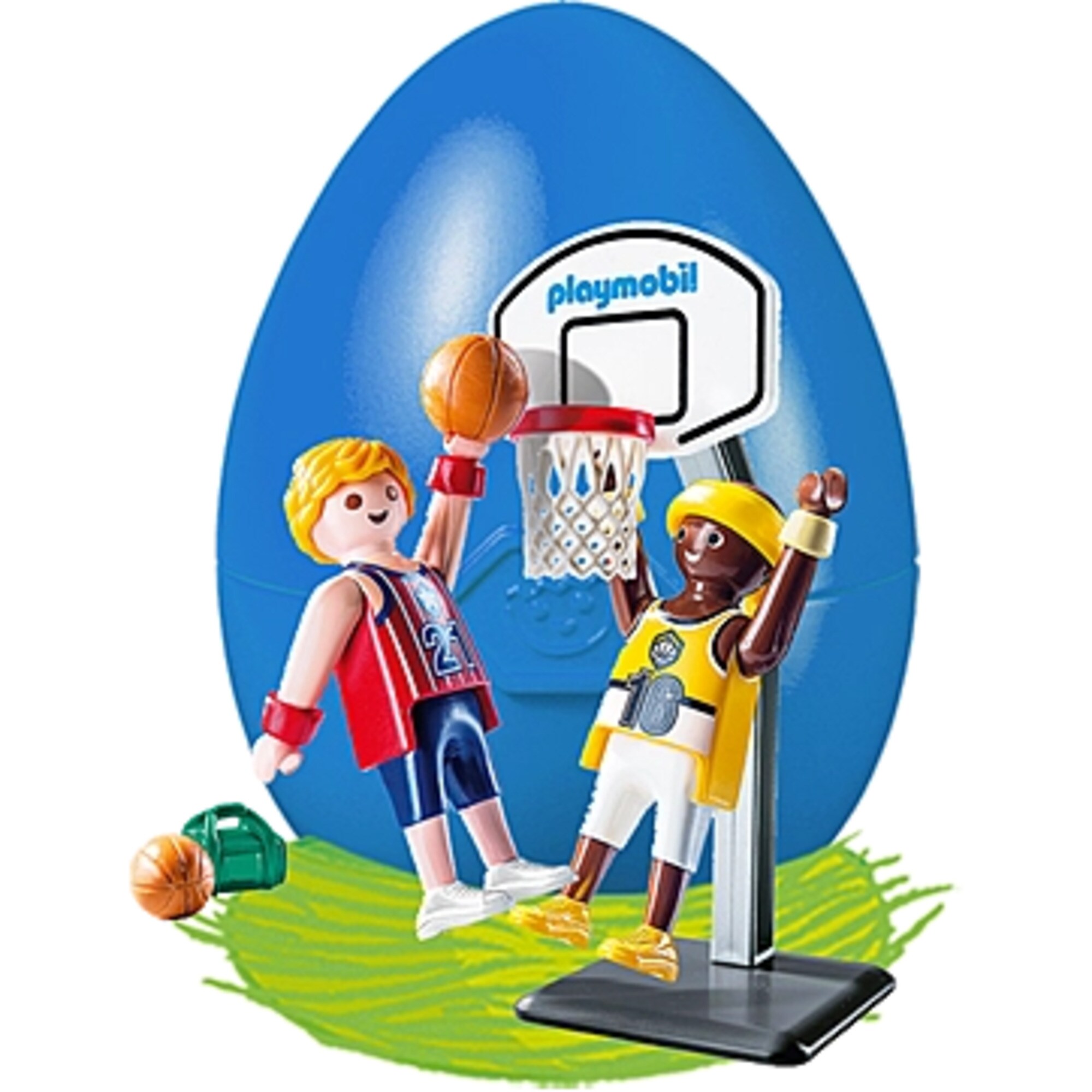 PLAYMOBIL Konstruktionsspielzeug Basketball-Duell