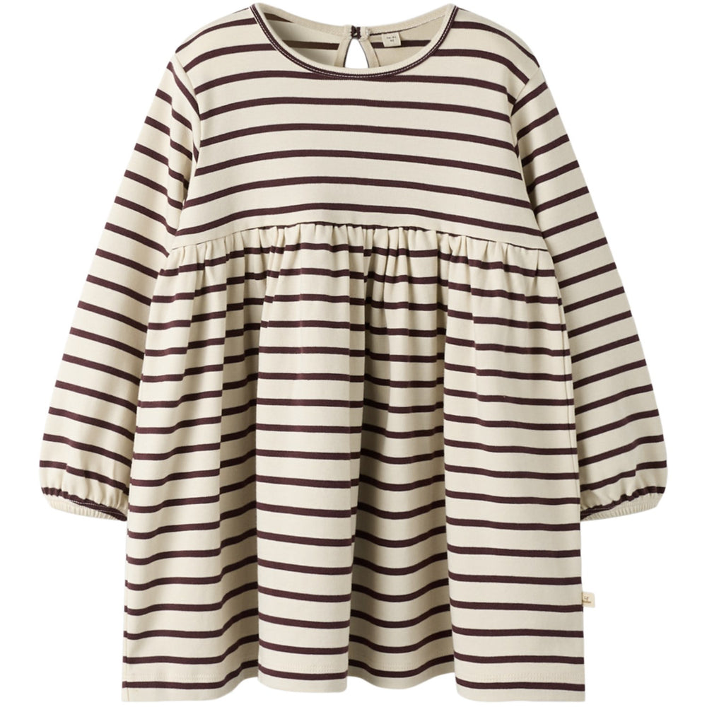Køb Lil'Atelier Turtledove Catawba Grape Nmflimia Ls Loose Kjole Lil