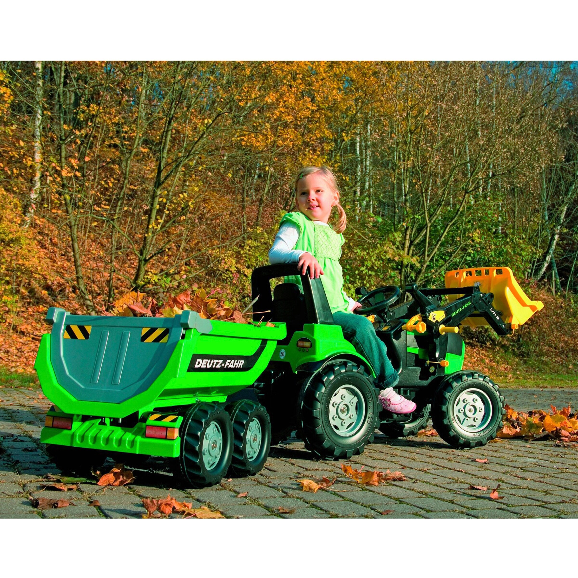Rolly Toys® Anhänger rollyHalfpipe Deutz-Fahr