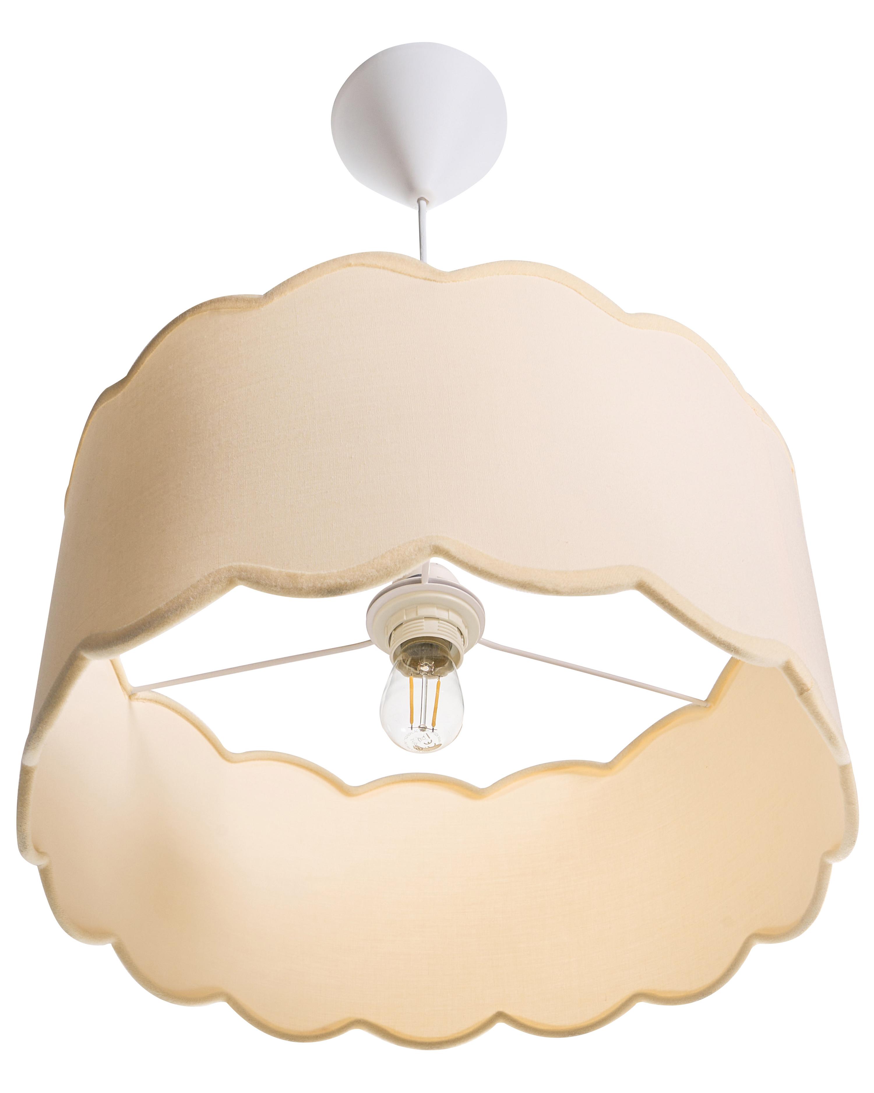 Hanglamp GAIREZI Metaal Wit/beige