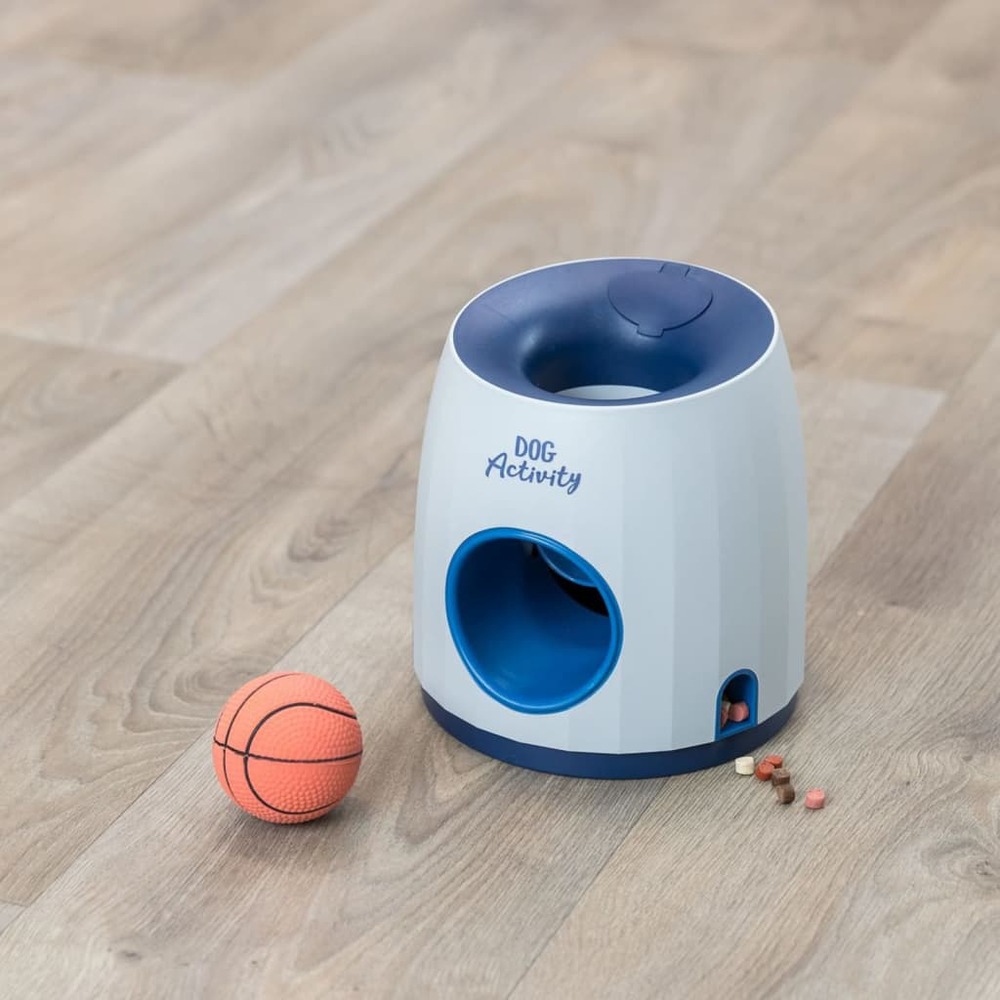 Balle d'activité chien 2-en-1 et jeu de stratégie de friandises