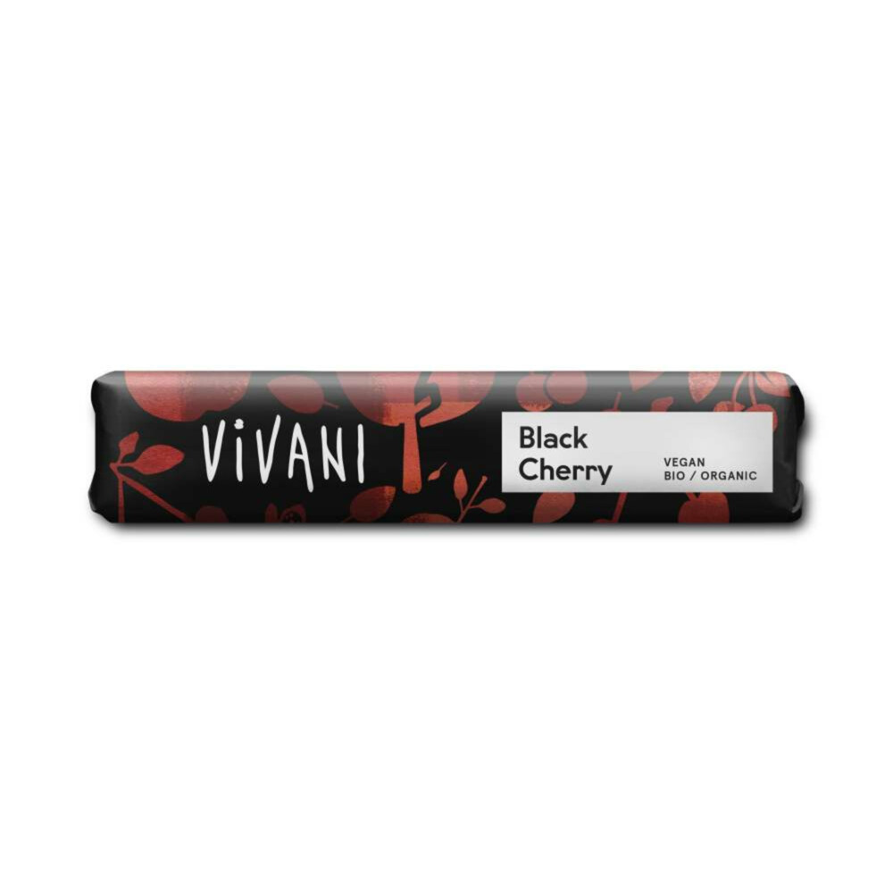 18x Vivani Chocolate To Go Dark & Cherry Vegan35 gr